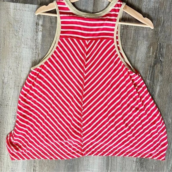 Free People We The Free Stripe Loose Tank - Picture 2 of 6